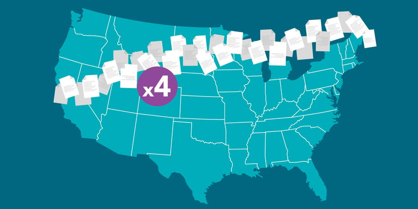Fun fact: if you printed and laid out  all the content items stored in Traverse, it would equal 11,181 miles—enough paper to cross the US 4 times!