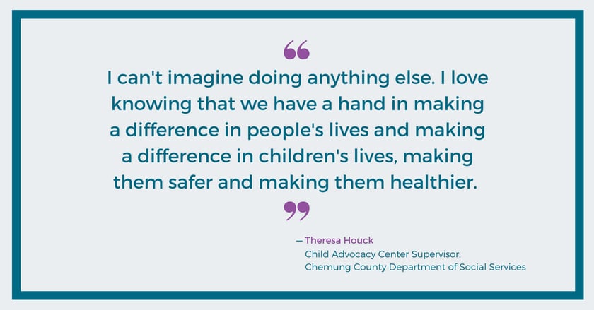 I can't imagine doing anything else - Theresa Houck, Chemung County DSS