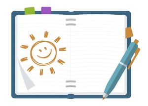 Tips to practice self-care for social work: Start a "positivity file"