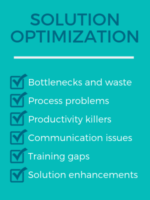 What does a Solution Optimization from Northwoods help your agency identify?