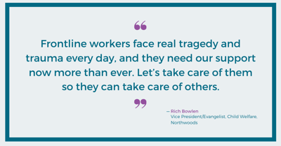 Rich Bowlen on taking care of frontline child welfare workers